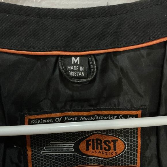 First classics, classic leather gear jacket size m - Picture 3 of 4